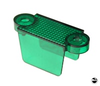 Lane guide - 1-3/4 inch green transparent