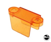 Lane guide - 1-3/4 inch orange transparent