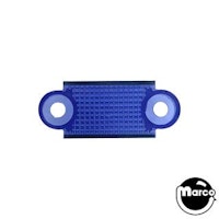 Lane guide - 1-3/4 inch blue trans double
