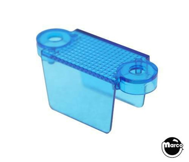Lane guide - 1-3/4 inch light blue transparent