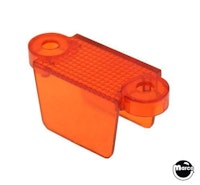 Lane guide - 1-3/4 inch amber transparent