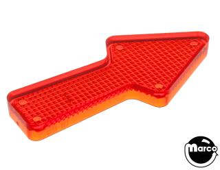 Insert arrow 2-1/2 x 1-1/8 inch amber stippled