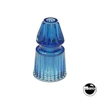 Post #8 x 1-3/16 inch star blue transparent