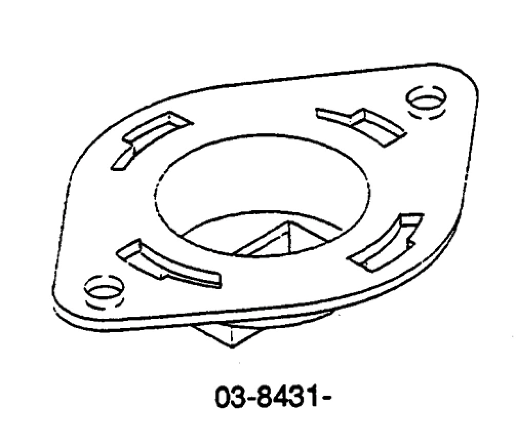 Receptacle for mini dome USE A-14265-13