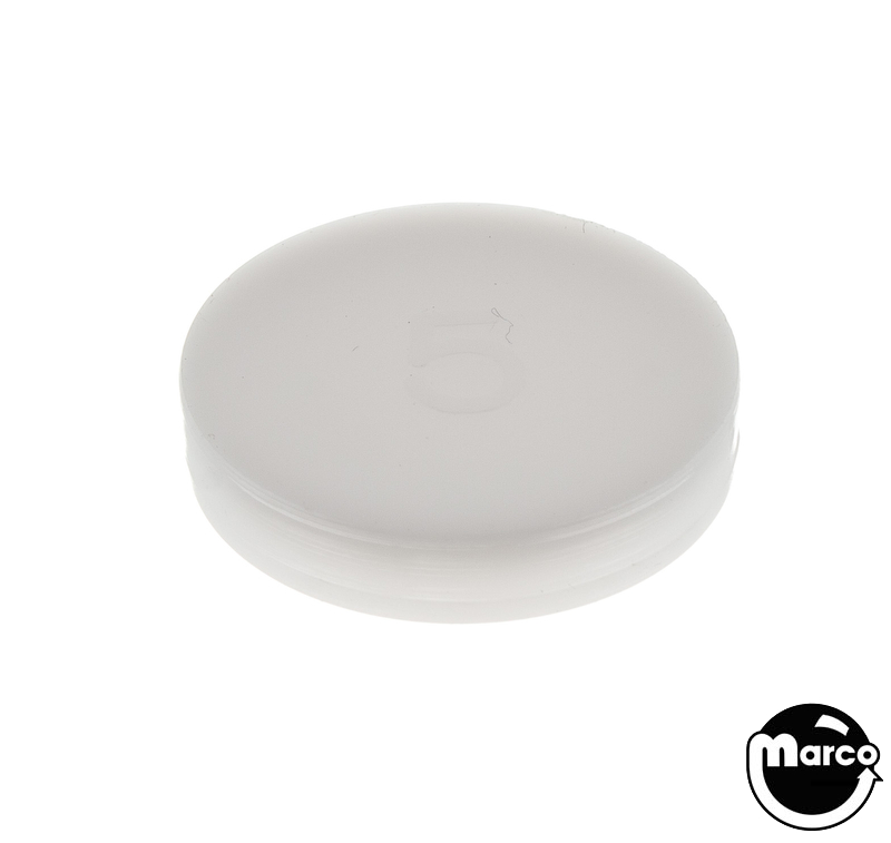 Playfield insert - circle 1-3/16 inch white