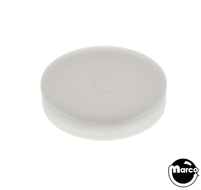 Playfield insert - circle 1-3/16 inch white