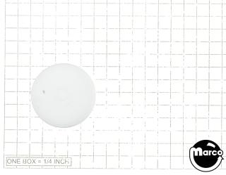 Playfield insert - circle 1-3/16 inch white