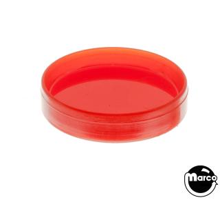 Playfield insert - circle 1-3/16 inch red opaque