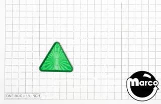 Playfield insert - triangle 1-3/16 inch green starburst