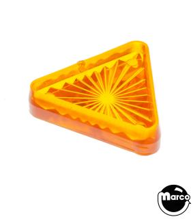 Playfield insert - triangle 1-3/16 inch orange starburst