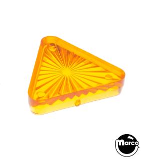 Playfield insert - triangle 1-3/16 inch orange starburst