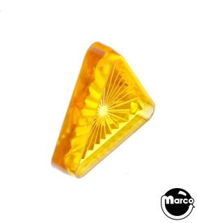 Insert - triangle 1-3/16 inch yellow starburst 550-5017-06