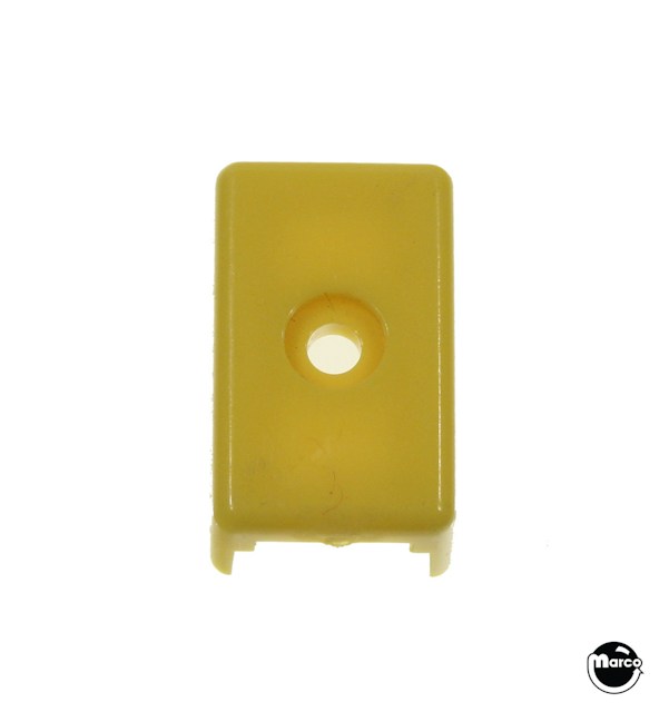 Target face - 3D oblong yellow transparent