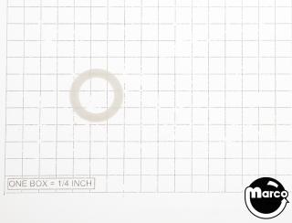 Washer nylon .505 x .75 x .062 inches