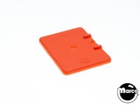 Target face rectangle 1.37 x 1 inch opaque orange