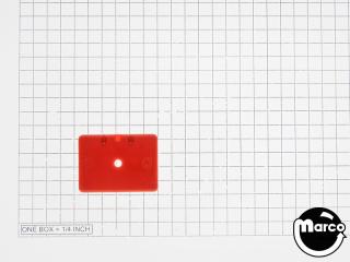 Target face rectangle 1.37 x 1 inch opq org