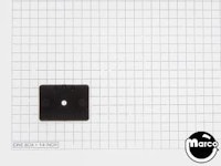 Target face rectangle 1.37 x 1 inch black