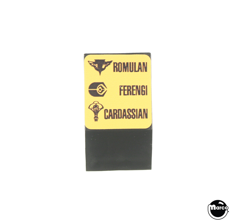 STAR TREK NEXT GEN (Williams) Neutral target plastic