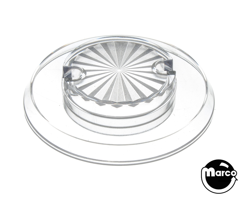 Pop bumper cap - clear starburst