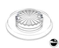 Pop bumper cap - clear starburst