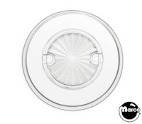 Pop bumper cap - clear starburst