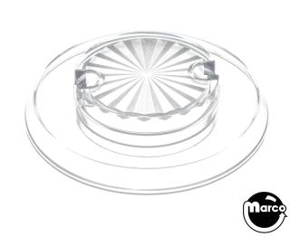 Pop bumper cap - clear starburst