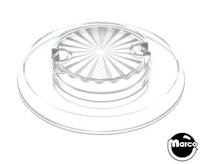 Pop bumper cap - clear starburst