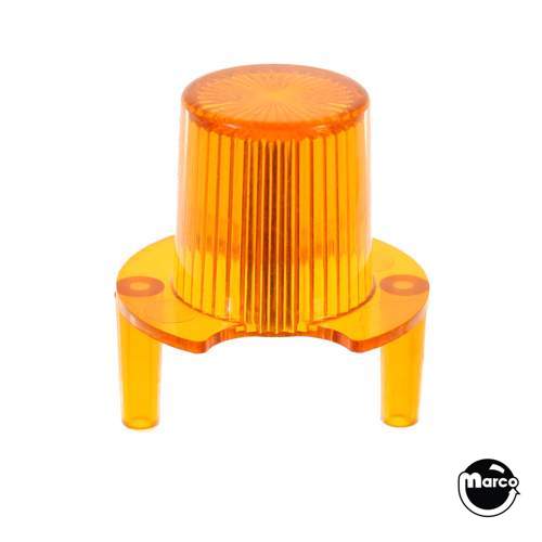 Dome with pegs - jet bumper-tr orange