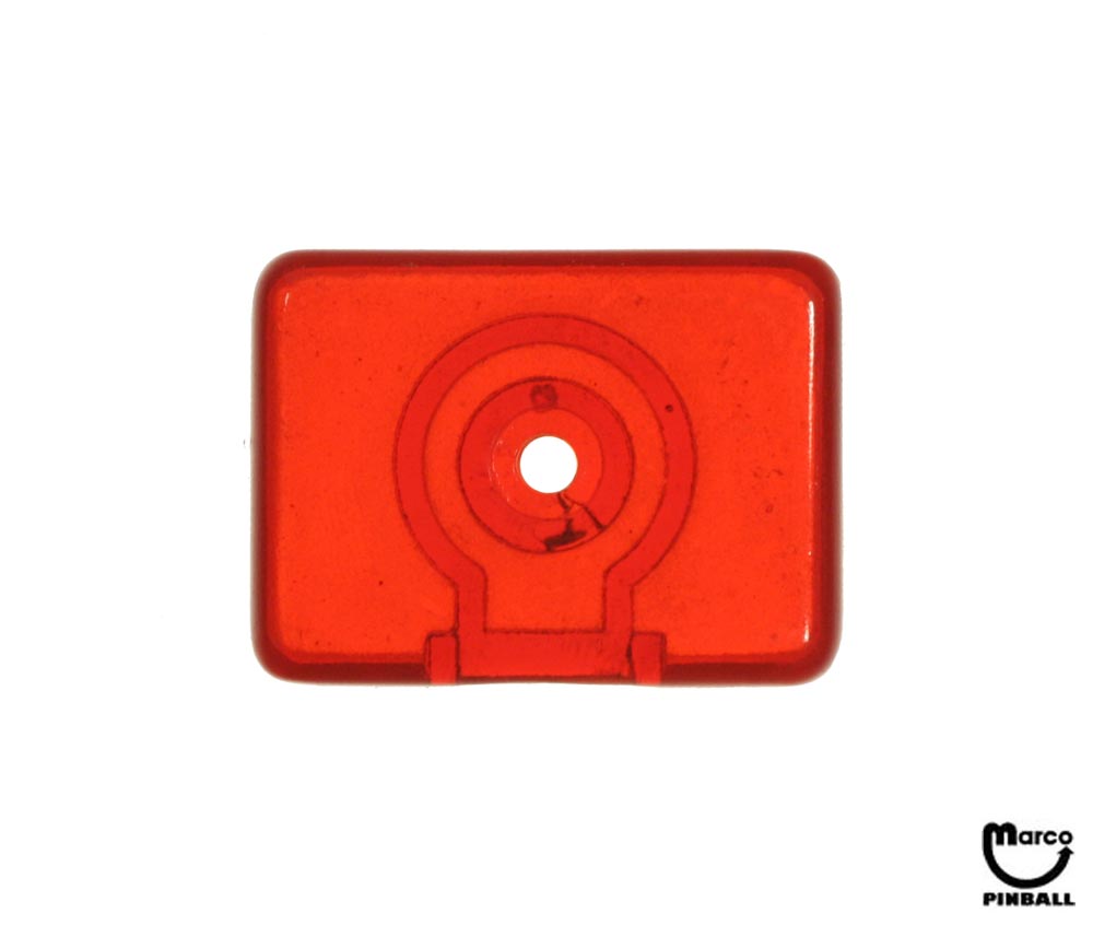 Target face - 3D rectangle red trans.