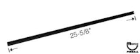Trim - backglass top 25-5/8 inch