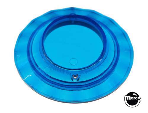 Pop bumper cap blue trans