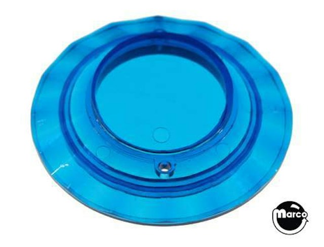 Pop bumper cap blue trans