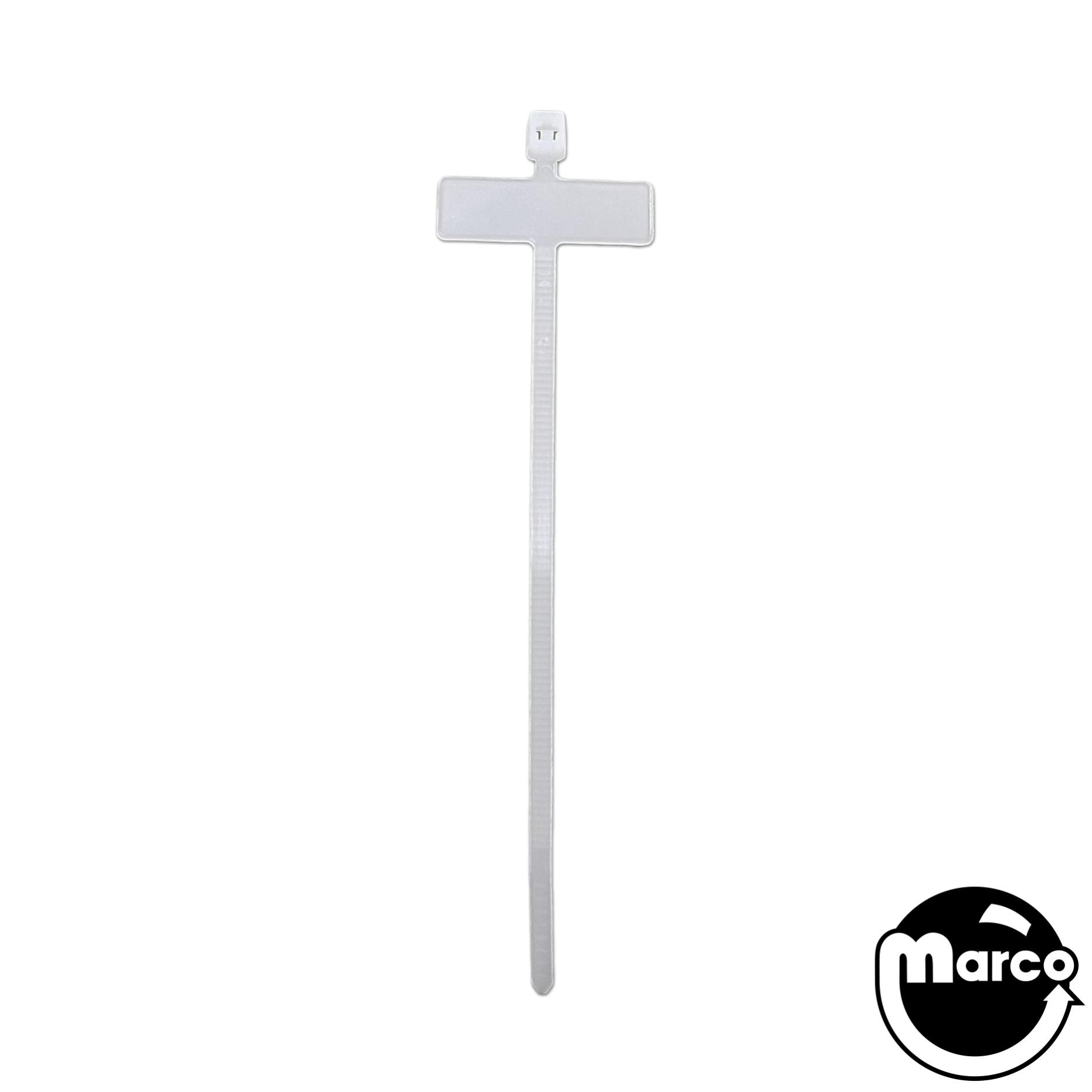 Cable tie 4 inch with label - flag tie