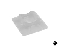 Cable tie pad mount - white