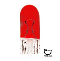 Lamp #555 miniature - Red 10-Pack