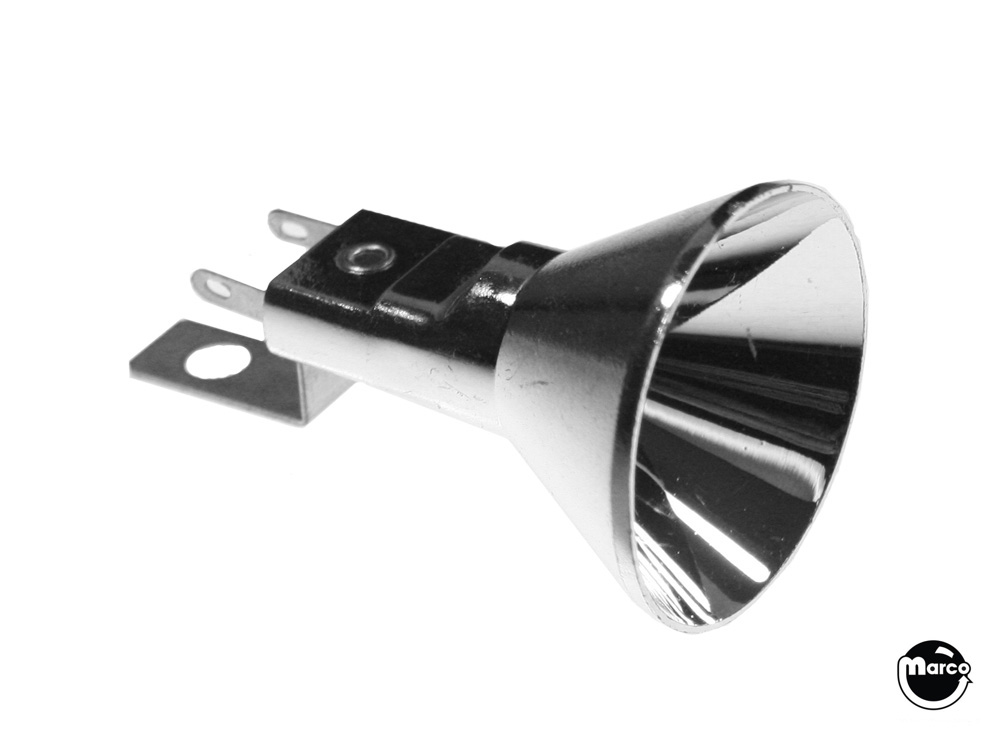 04-10094 - Reflector with lamp socket - silver - Marco Specialties