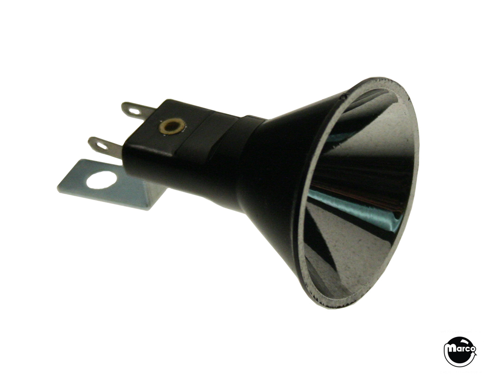 Reflector & socket - black