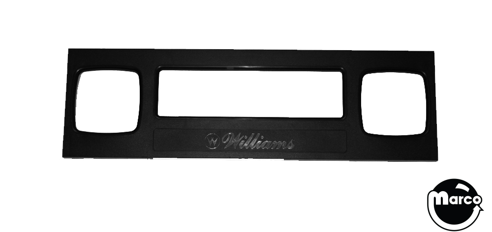 Speaker panel w push nuts - Williams logo silver