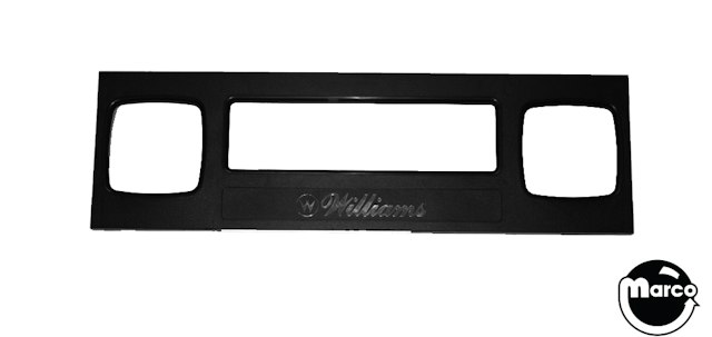 Speaker panel w push nuts - Williams logo silver