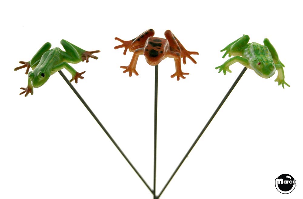 SCARED STIFF (Bally) Frog and Rod assy set of 3