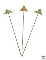 SCARED STIFF (Bally) Frog set of 3
