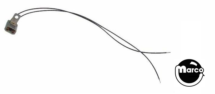Lamp holder - wedge with wire leads