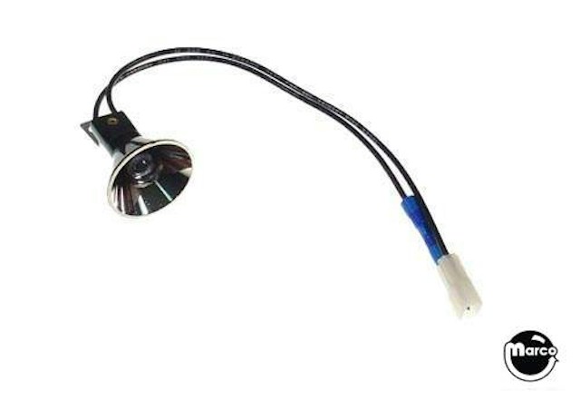 Lampholder with reflector and cable