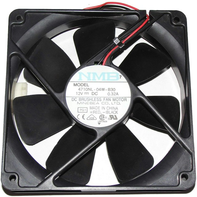Cooling fan 4-1/2" 12 vdc