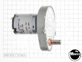Motor 24 vdc 12 rpm clutched 511-6968-00