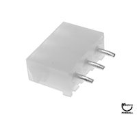 Connector 3 pin male PCB mount