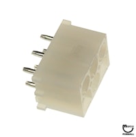 Connector 6 pin male PCB mount