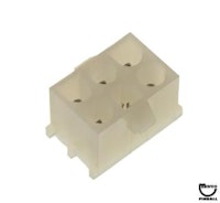 Connector 6 pin male PCB mount