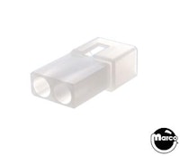 Connector 2 pin .093 inch terminals