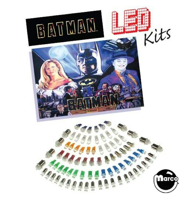 BATMAN (Data East) LED lamp kit